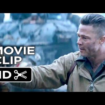 Ο Brad Pitt βάζει τον Logan Lerman να σκοτώσει άνθρωπο