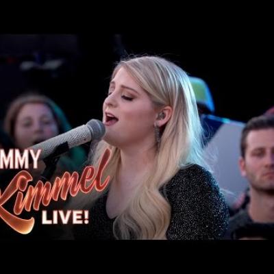 H Live εμφάνιση της Meghan Trainor στον Jimmy Kimmel
