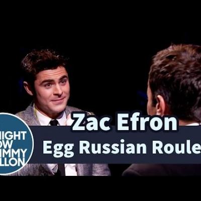 Zac Efron & Jimmy Fallon παίζουν αυγορουλέτα!