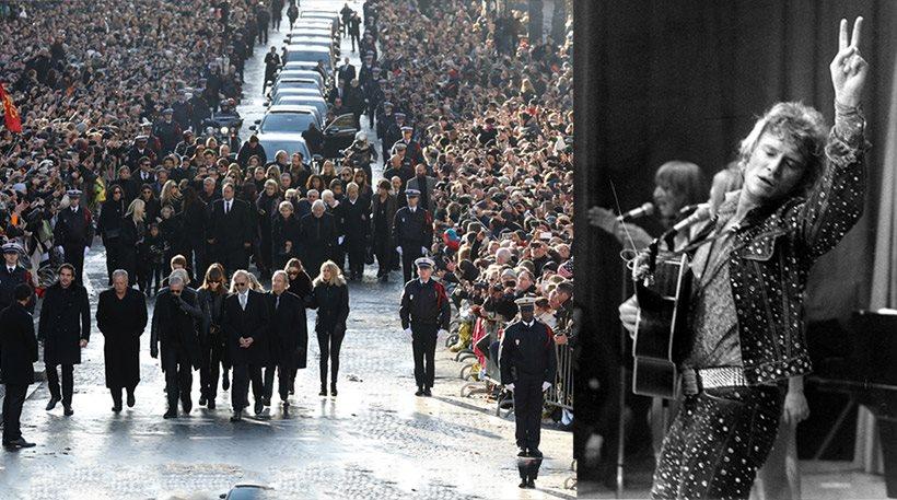 Σε λαϊκό προσκύνημα και ροκ «πάρτι» μετατράπηκε η κηδεία του Τζόνι Χαλιντέι