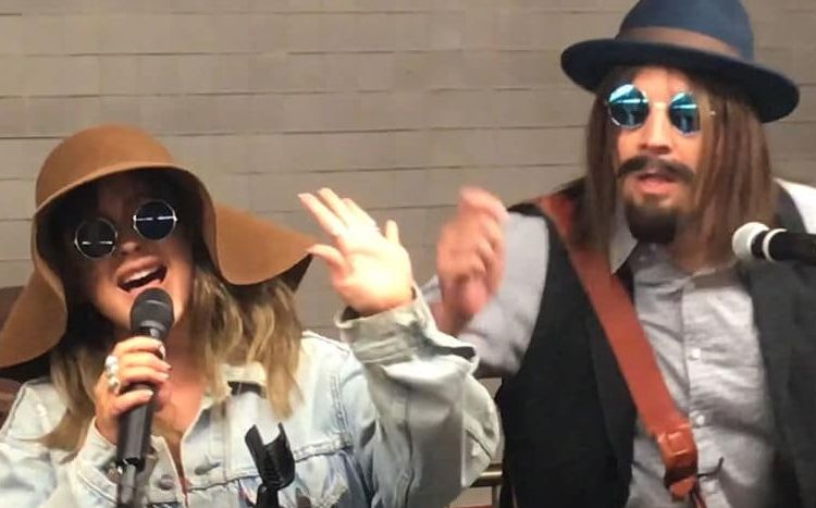 Christina Aguilera & Jimmy Fallon μεταμφιεσμένοι στο μετρό