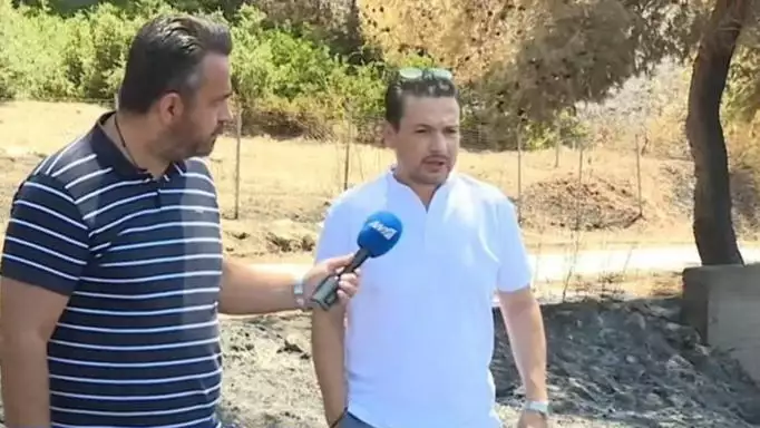 Σταύρος Νικολαΐδης: Συγκινεί για τη φωτιά στην Πεντέλη