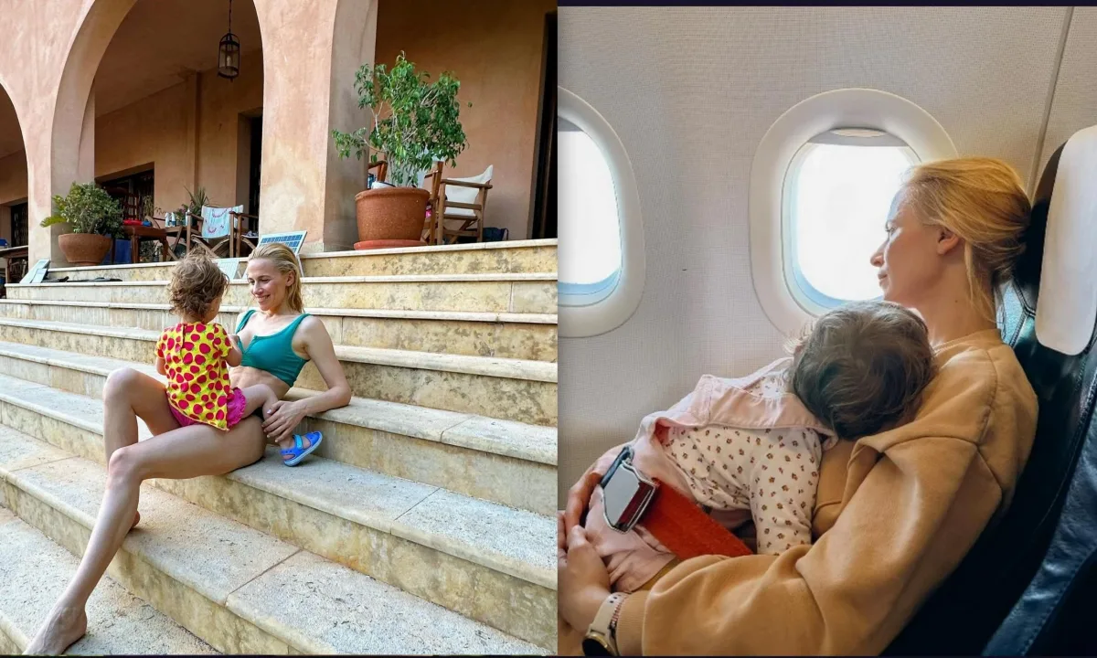Νάντια Μπουλέ: Ταξίδεψε με την κόρη της με αεροπλάνο – Οι συμβουλές που έδωσε στους γονείς