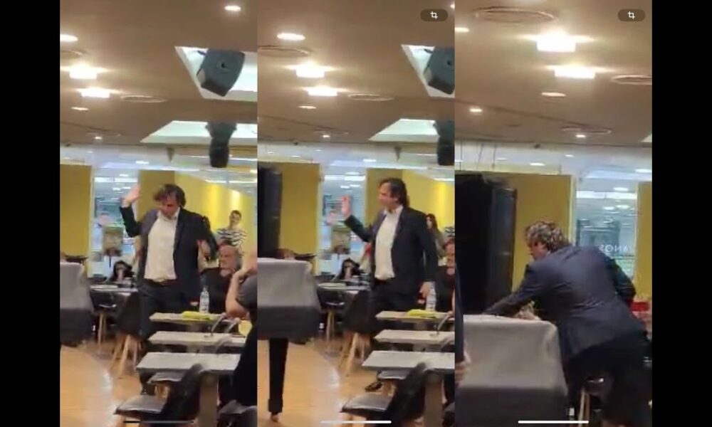 Τατσόπουλος – Καραγιάννης: Σε άγριο καβγά στο κέντρο της Αθήνας