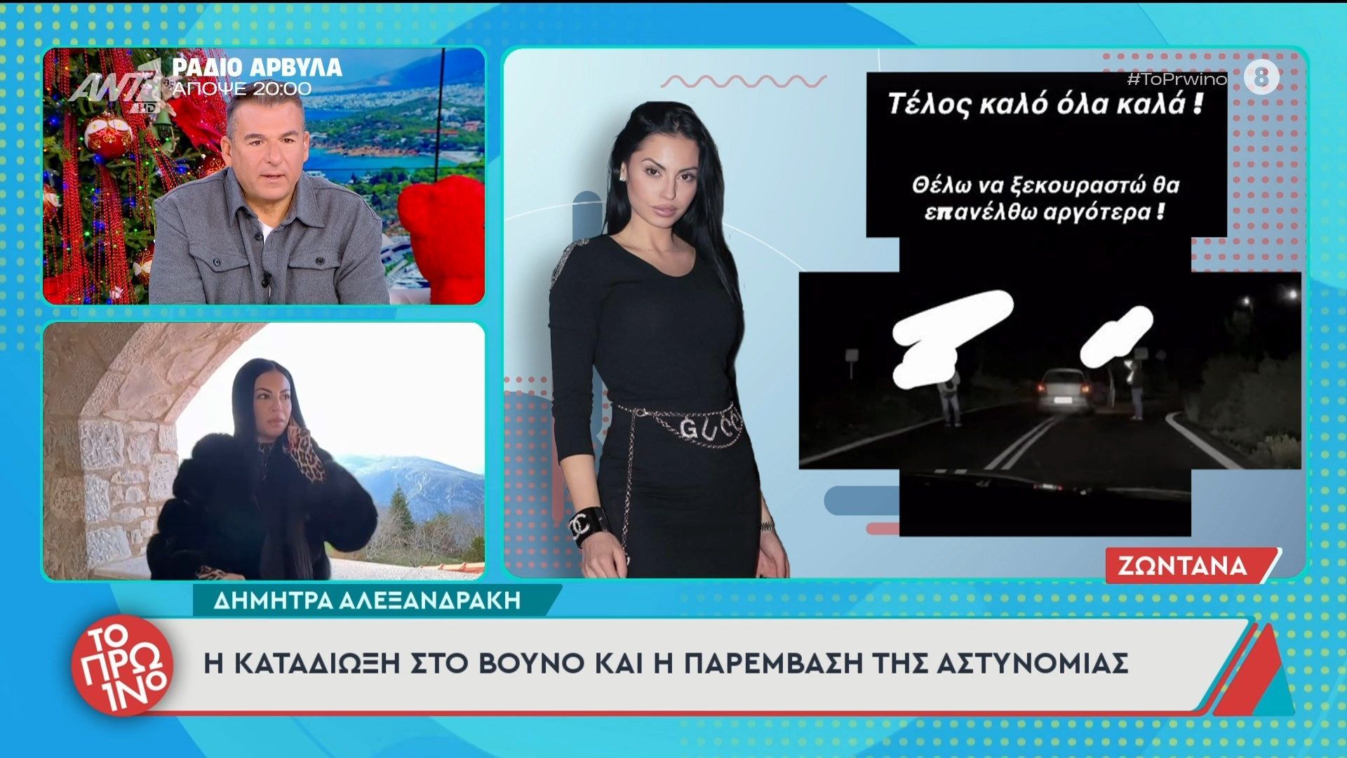 Δήμητρα Αλεξανδράκη: Η καταδίωξη στο βουνό και η παρέμβαση της αστυνομίας 