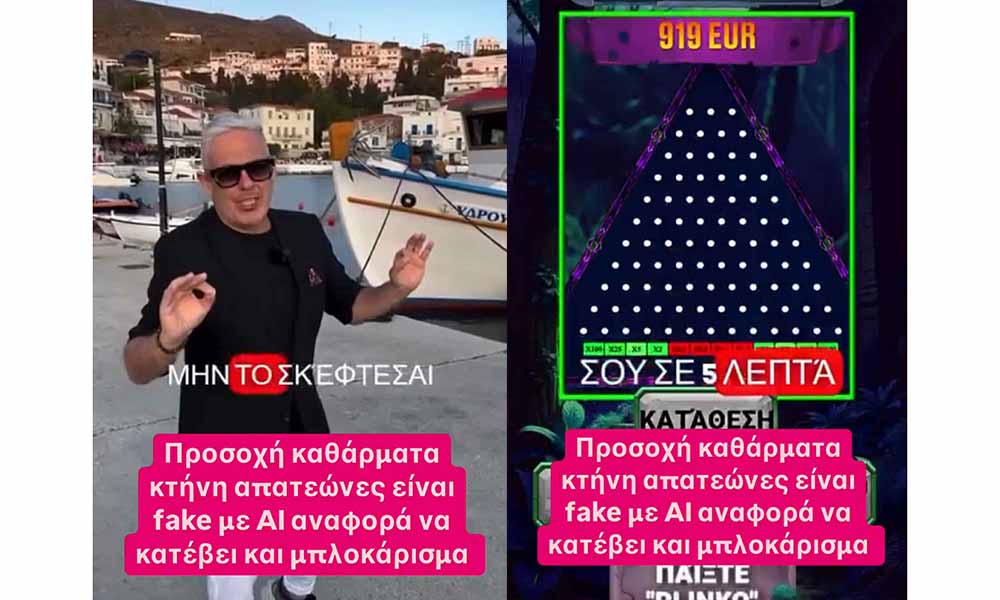 Ο Τάσος Δούσης θύμα απάτης με … «ΑΙ»! (Vid)