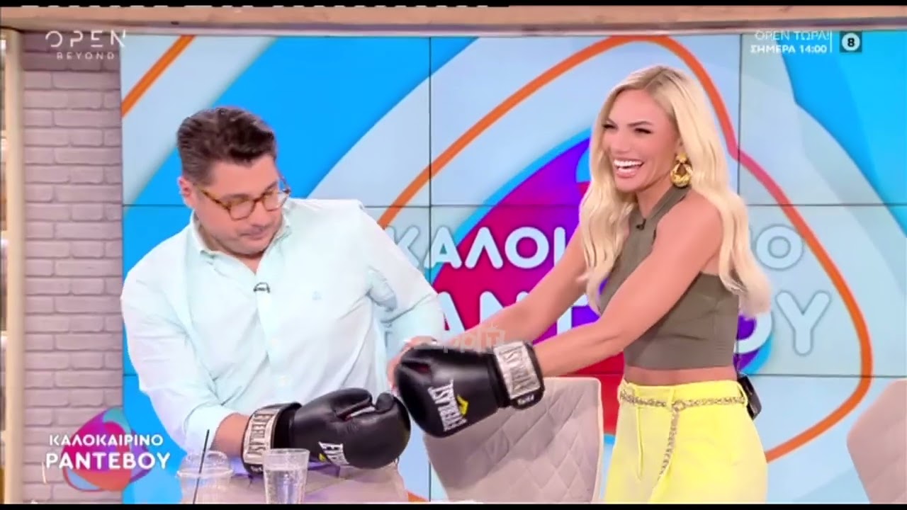 Ο Λάμπρος Κωνσταντάρας «προκάλεσε» on air την Κατερίνα Καραβάτου